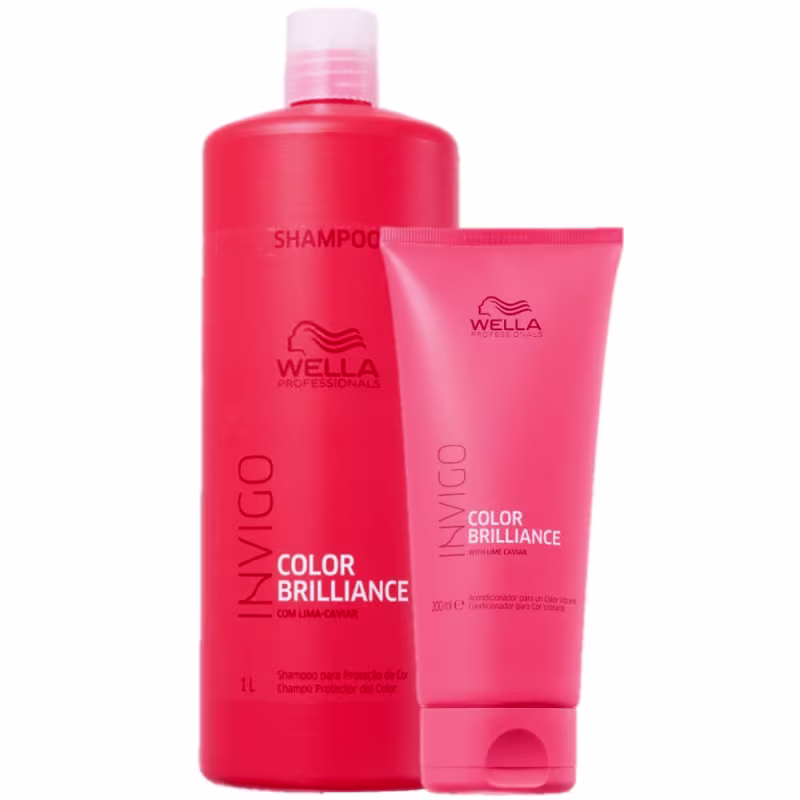 Kit Wella Professionals Invigo Color Brilliance Dupla Ação (2 Produtos)