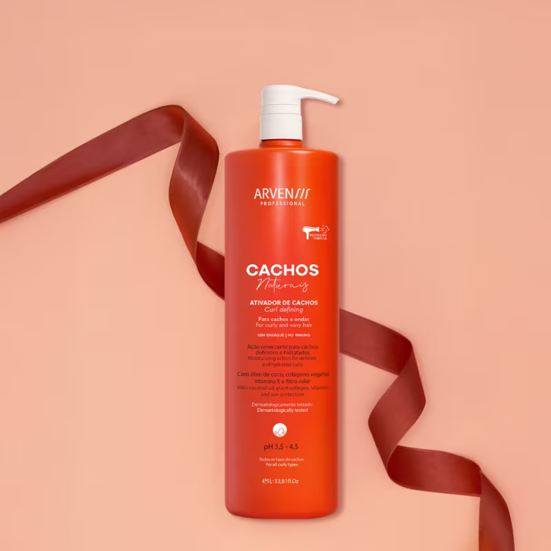 Arvensis Cosméticos Naturais Cachos Naturais Ondulados e Cacheados - Ativador de Cachos 1L