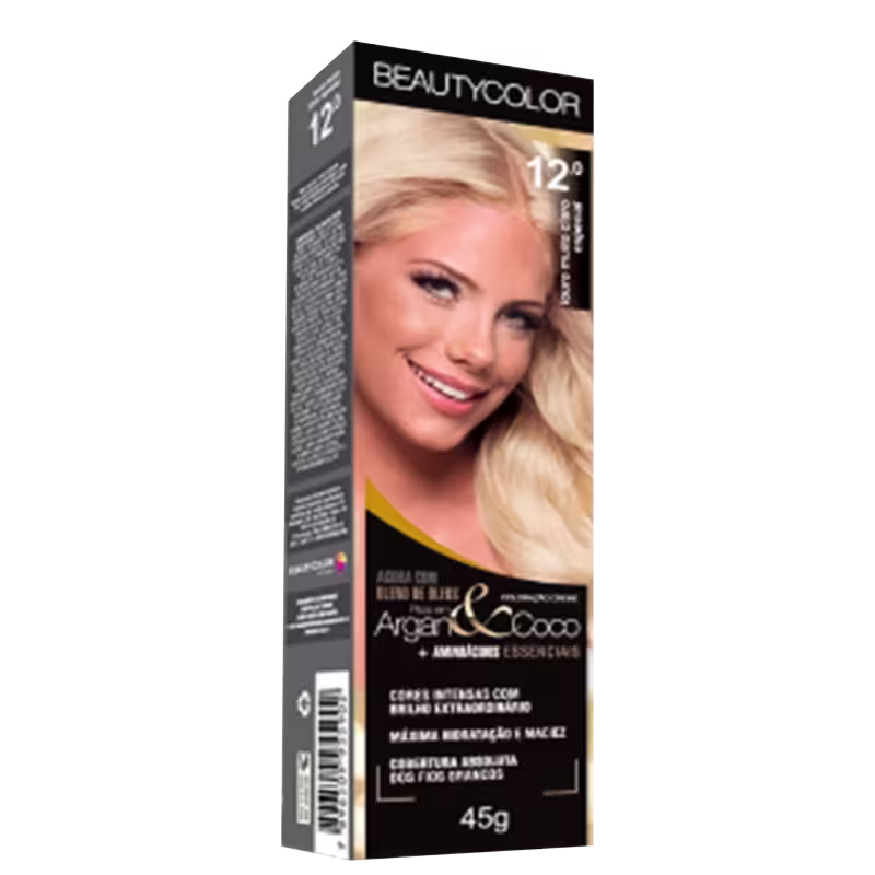 BeautyColor Argan & Coco 12.0 Louro Muito Claro Especial - Coloração Permanente 45g