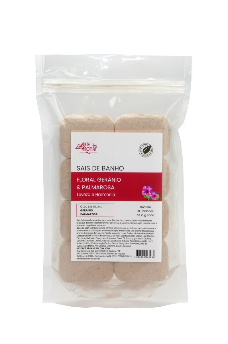 Arte dos Aromas Floral Spa - Sais de Banho (10 Unidades)