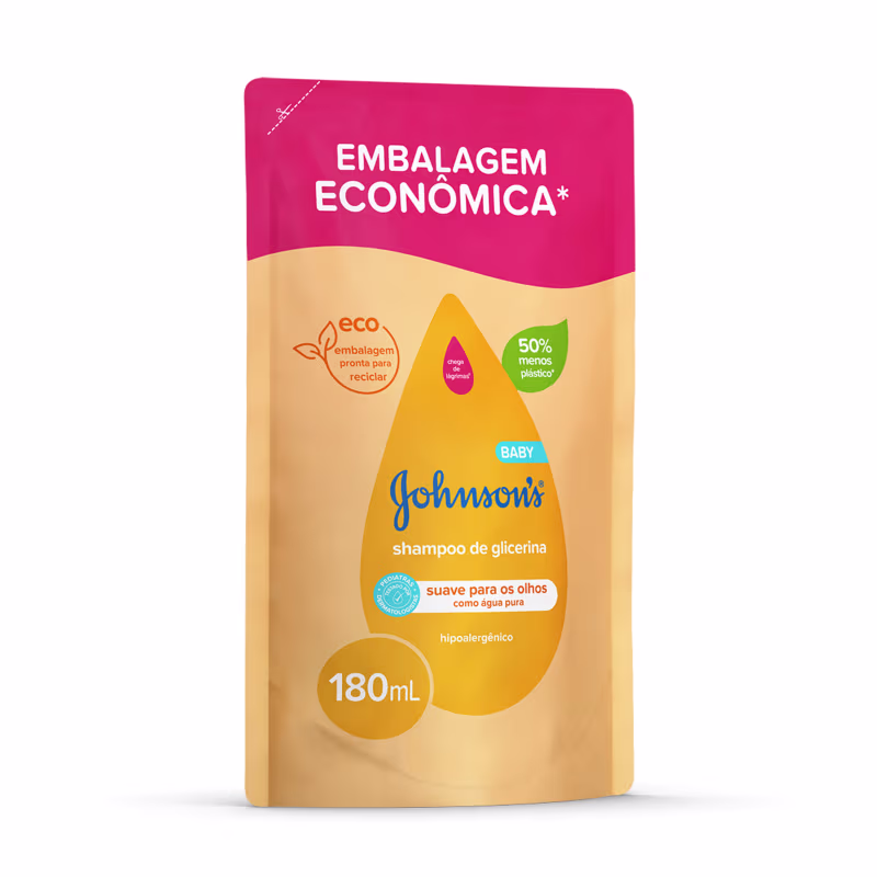Johnson's Baby Neutro Refil - Shampoo de Glicerina 180ml