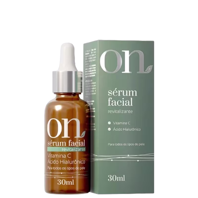 Sérum Facial Revitalizante Orgânico Natural 30mL