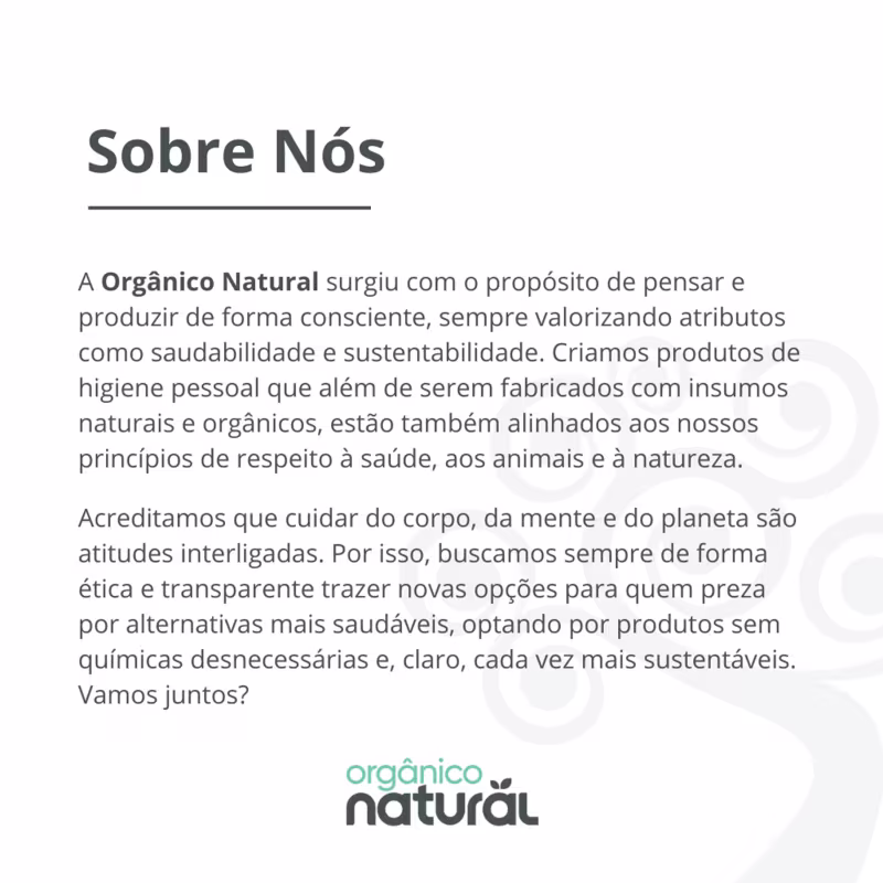 Sérum Facial Revitalizante Orgânico Natural 30mL