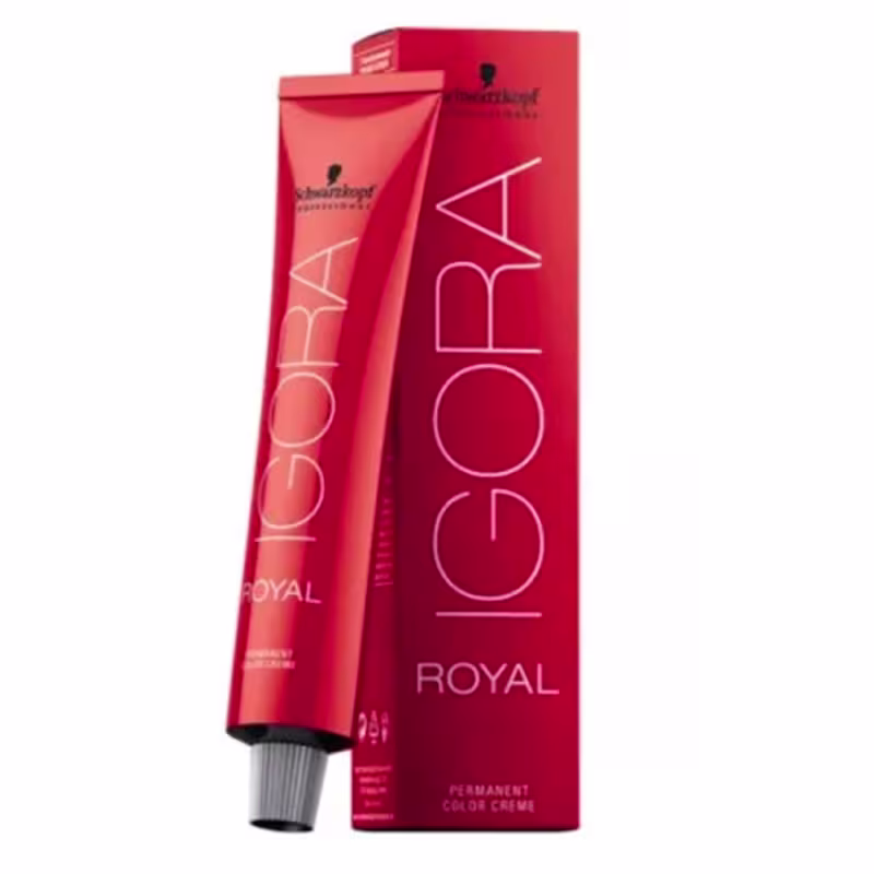 Schwarzkopf Professional Igora Royal Louro Escuro Bege 6.4 - Coloração Permanente 60g