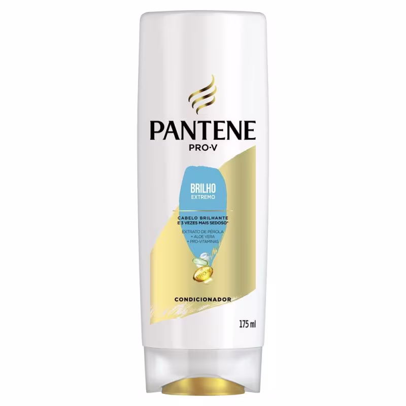 Condicionador Pantene Pro-V Brilho Extremo, 175ml.