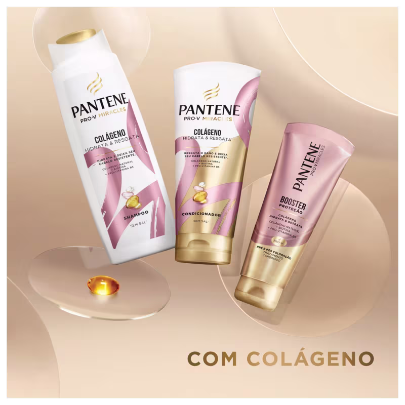 Shampoo Pantene Pro-V Miracles Colágeno, 510ml.
