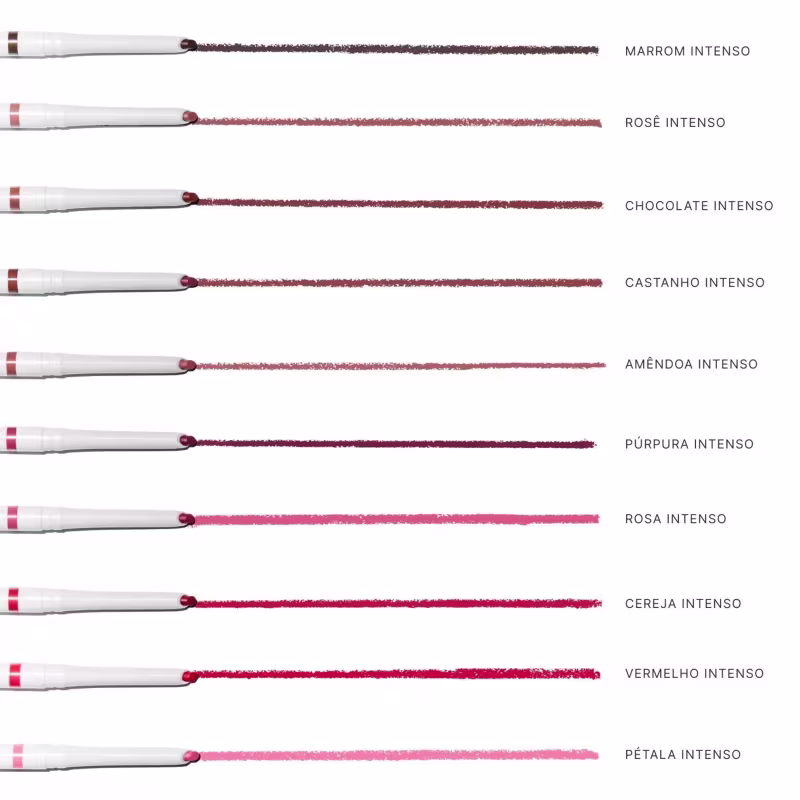 Contorno Labial Vermelho Intenso - Boca Rosa