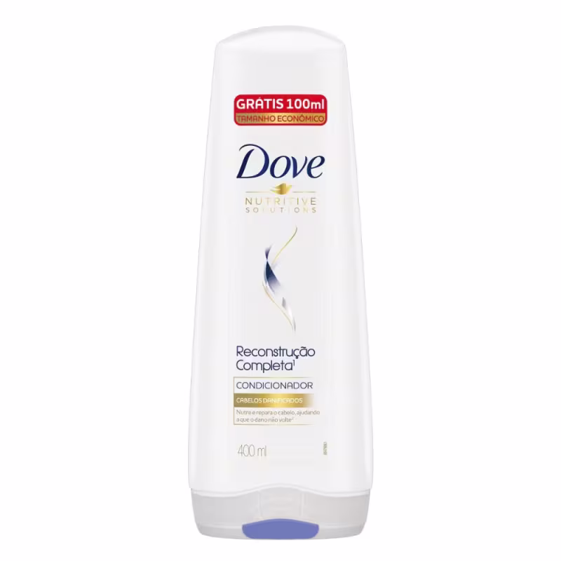 Condicionador Dove Nutritive Solutions Reconstrução Completa Frasco de 400ml Grátis 100ml