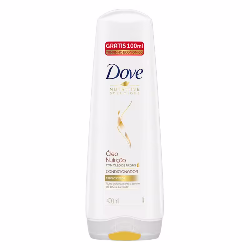 Condicionador Dove Nutritive Solutions Óleo de Nutrição Frasco de 400ml Grátis 100ml