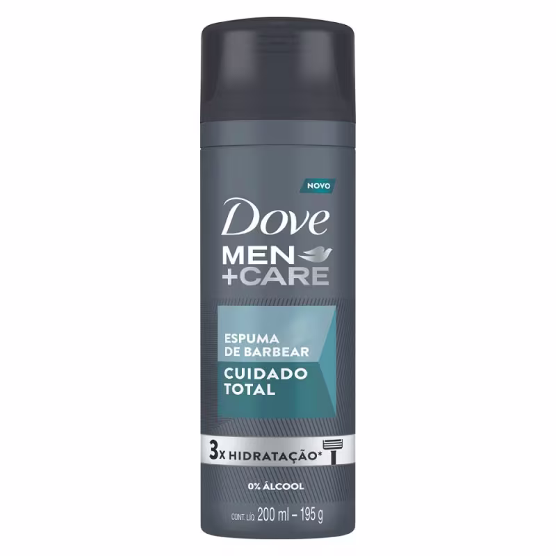 Espuma Barbear Dove Men+Care Cuidado Total 200ml
