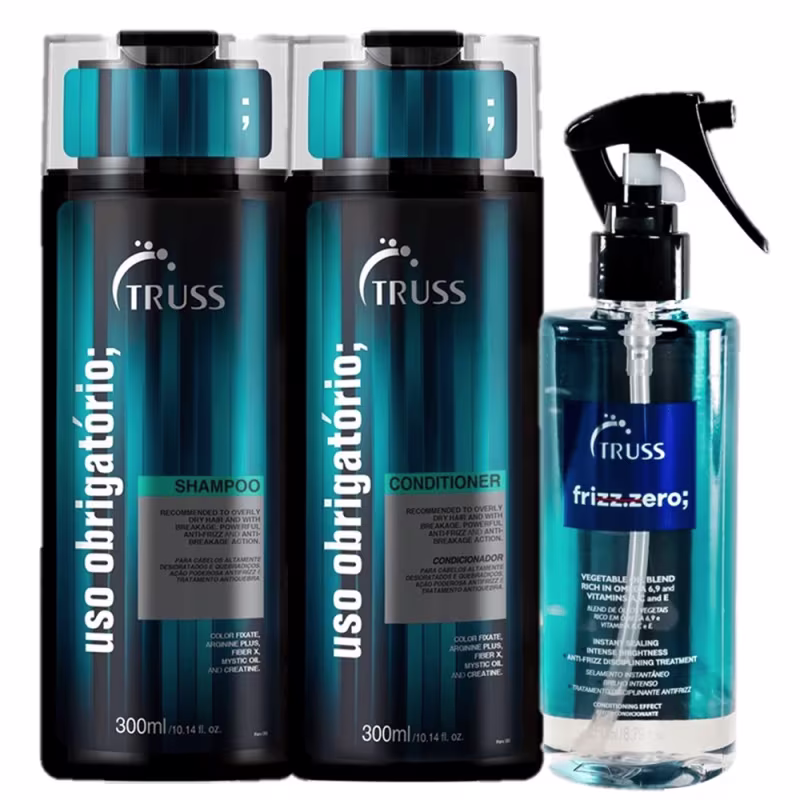 Kit Truss Uso Obrigatório Frizz Zero (3 Produtos)