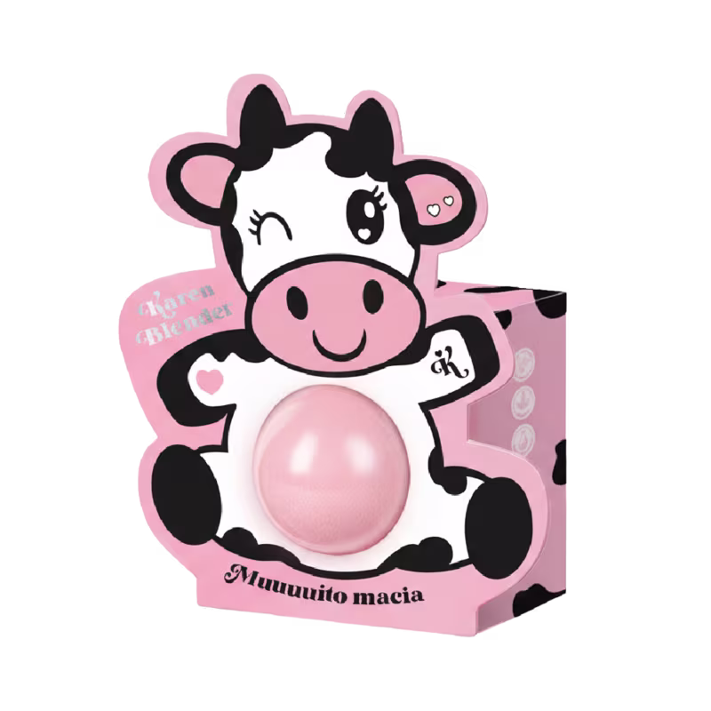 Esponja de Maquiagem Karen Bachini Beauty Rosa, 1 produto.