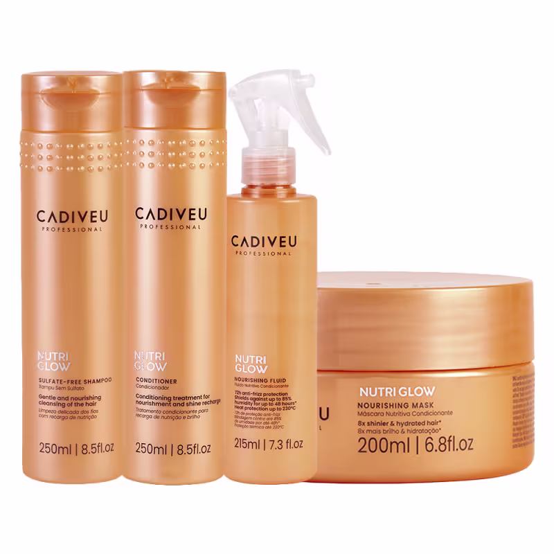Kit Cadiveu Professional Nutri Glow Home Care Essencial (4 Produtos)