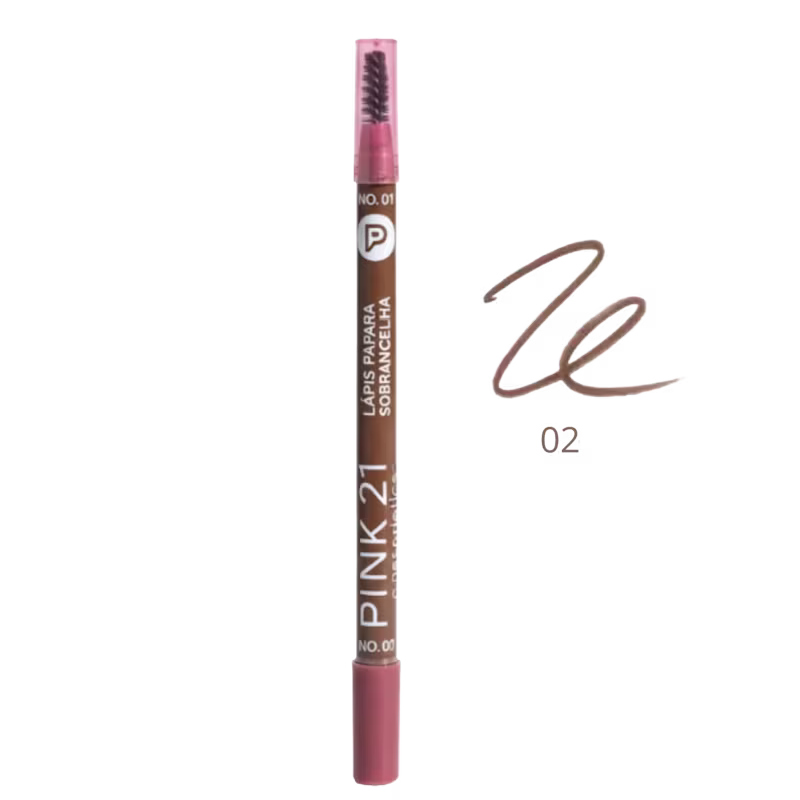 Lápis de Sobrancelha Pink 21 Cor 02