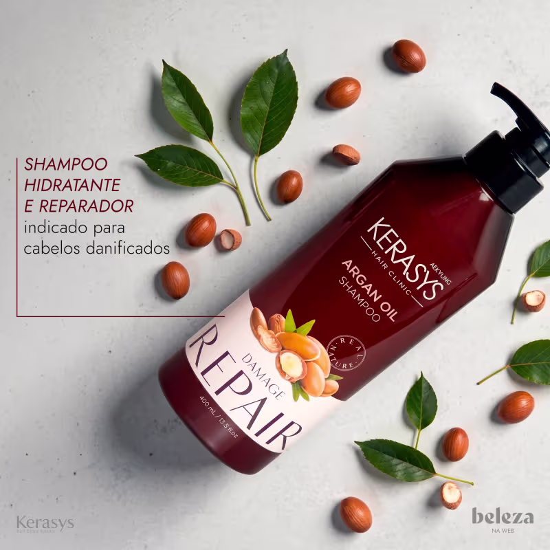 SHAMPOO HIDRATANTE E REPARADOR indicado para cabelos danificados