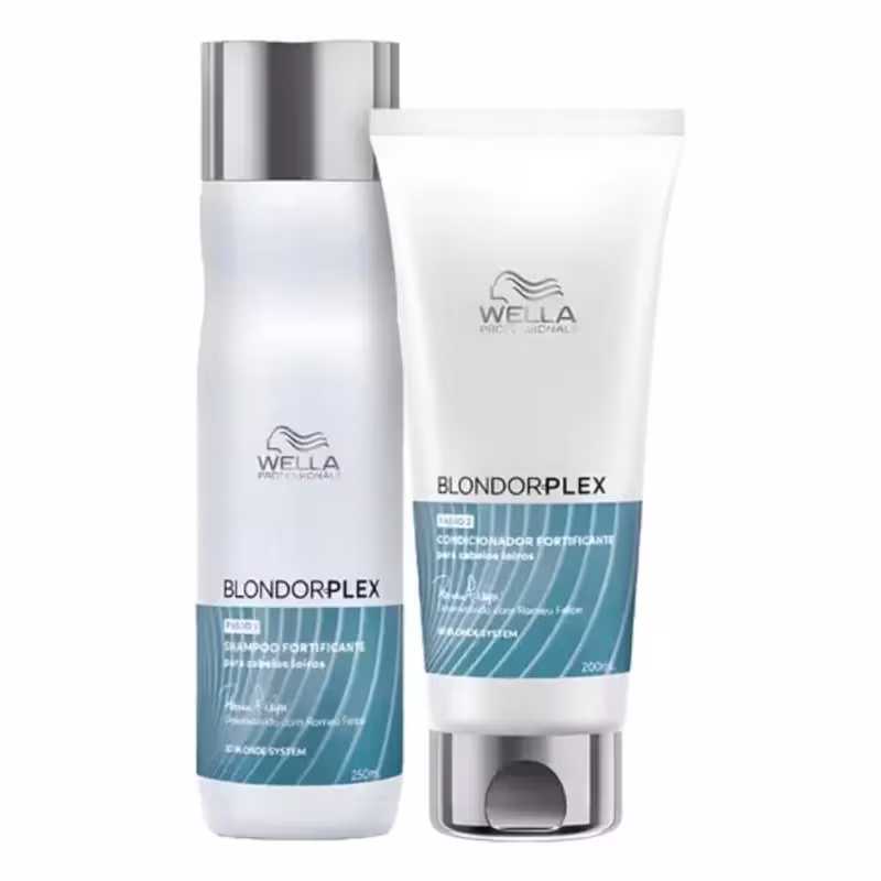 Wella - BlondorPlex  KIT Shampoo 250ml e Condicionador 200ml