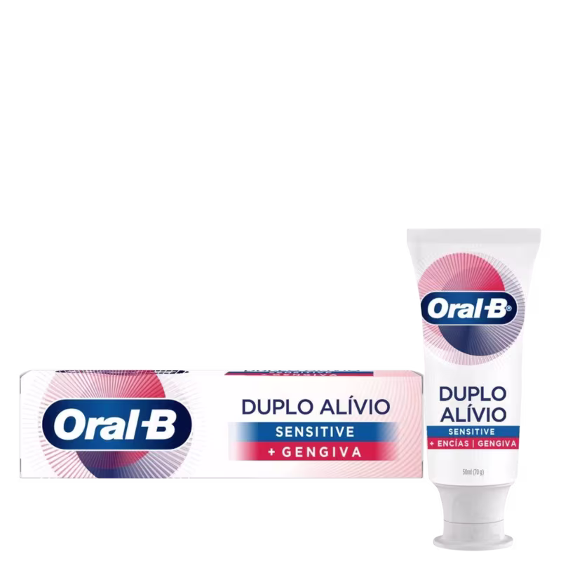 Creme Dental Oral-B Duplo Alívio 70g