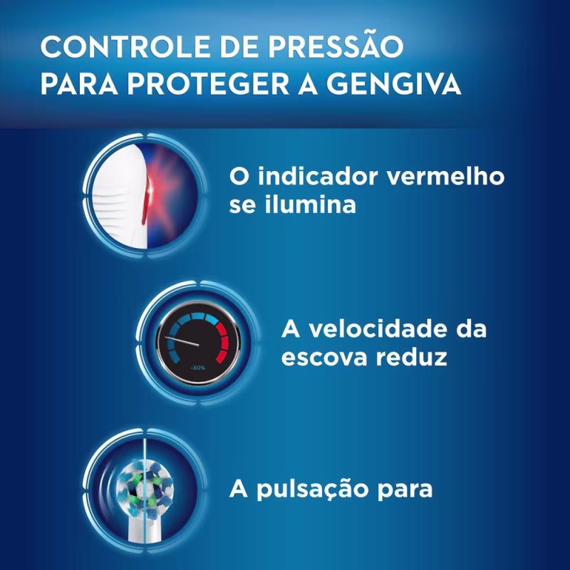 Escova Elétrica Oral-B Pro 2000 Sensi Ultrafino 127v + Refil Sensi Ultrafino