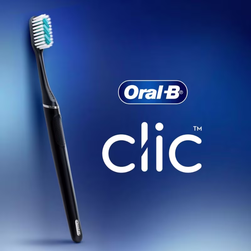 Refil Para Escova Dental Oral-B Clic com 2 unidades