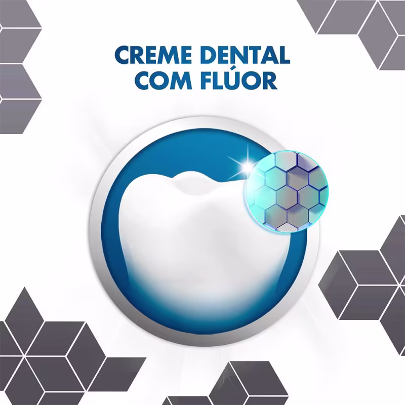 Creme Dental Oral-B 3D White Whitening Therapy Purification 102g com Carvão de Bambu