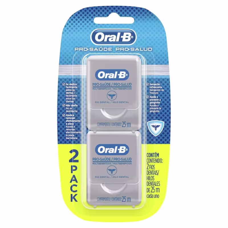Fio Dental Oral-B Pro Saúde 25m Leve 2 Pague 1