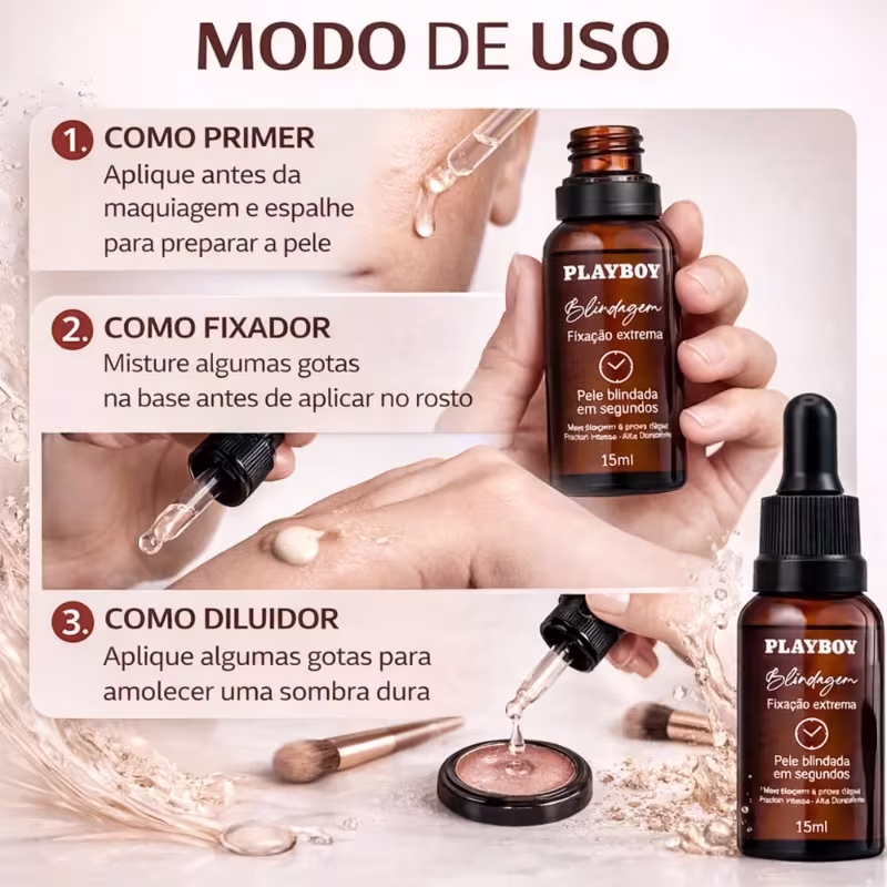 Blindagem Playboy Fixação Extrema 15ml Pb2040
