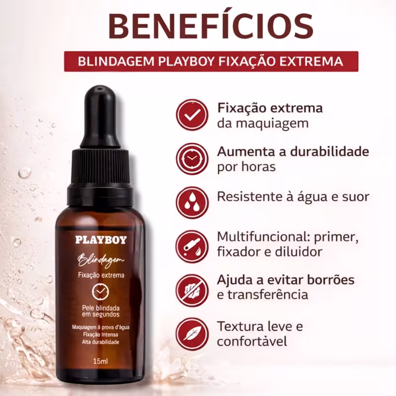 Blindagem Playboy Fixação Extrema 15ml Pb2040