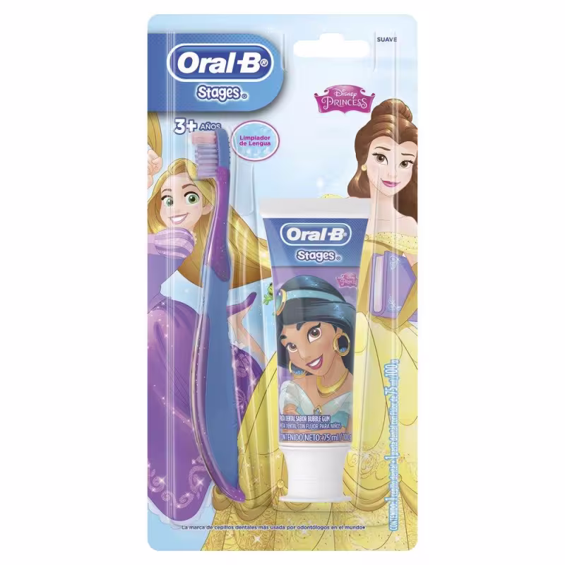 Kit Escova e Creme Dental Oral-B Stages Princesas -Toy Story 1 Unidade