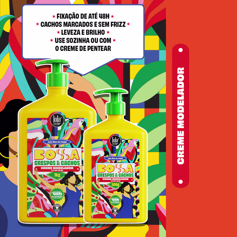 Kit Lola From Rio Bossa Crespos & Cachos Finalizador (2 Produtos)