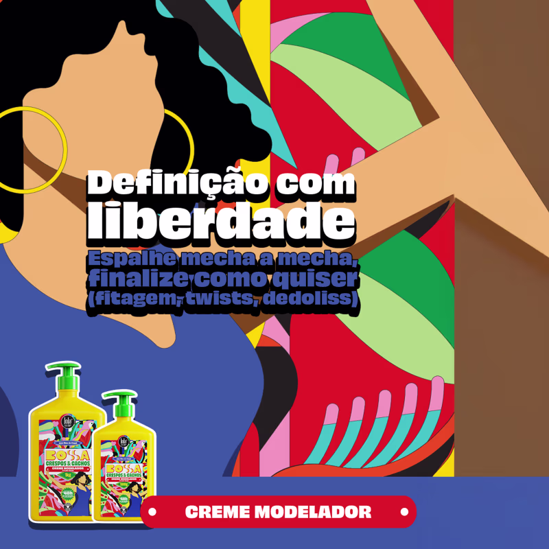 Kit Lola From Rio Bossa Crespos & Cachos Finalizador (2 Produtos)