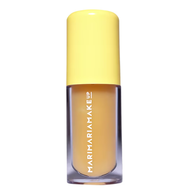 Lip Juice Mari Maria Makeup na cor Banana, tom amarelo claro