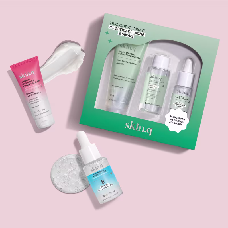 Kit Quem Disse, Berenice? Skin.q Oleosidade & Sensibilidade (5 Produtos)