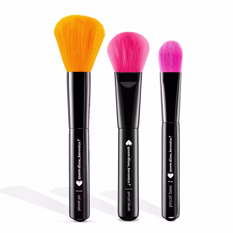 Kit Quem Disse, Berenice? Pincéis Essenciais Trio (3 Produtos)