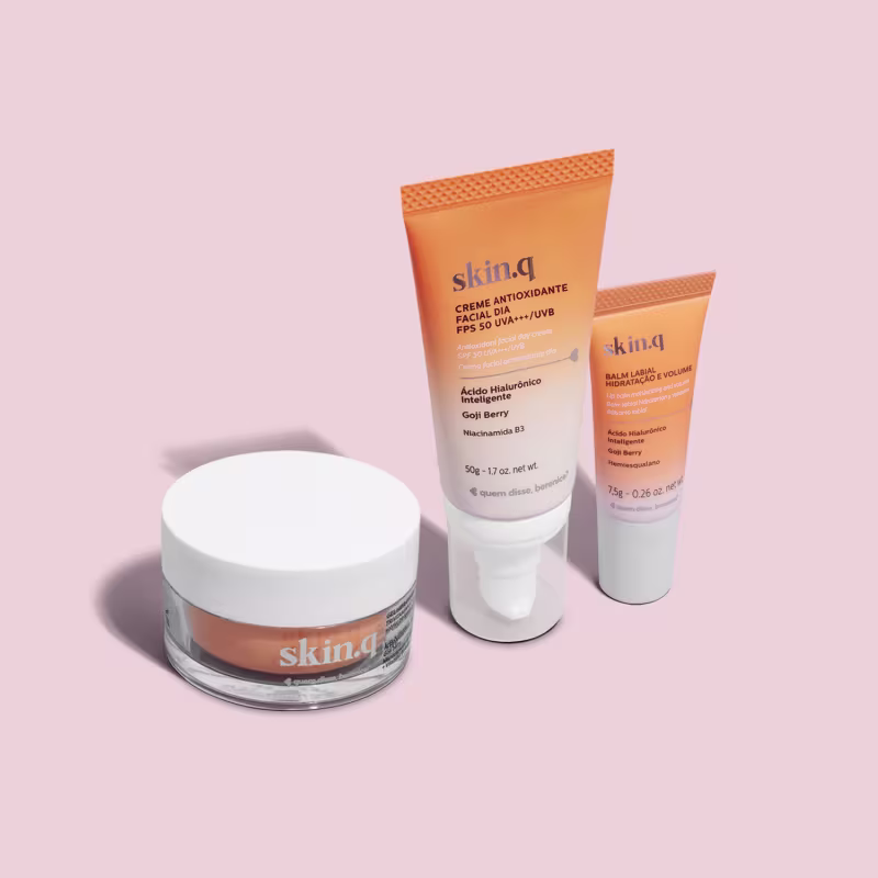 Kit Quem Disse, Berenice? Skin.q Hidratação e Proteção (3 Produtos)