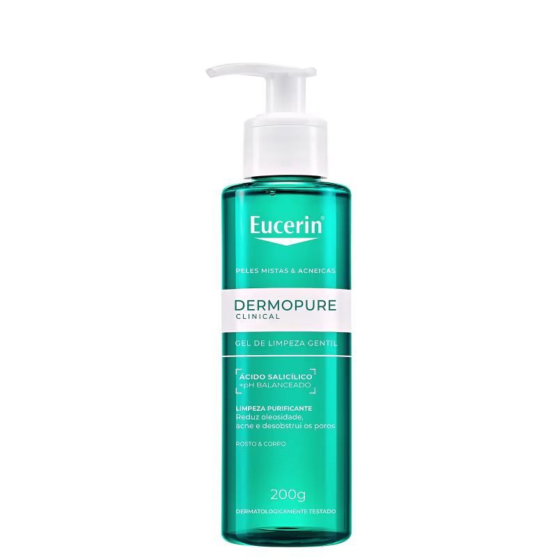 Eucerin DermoPure Clinical - Gel de Limpeza Gentil 200ml