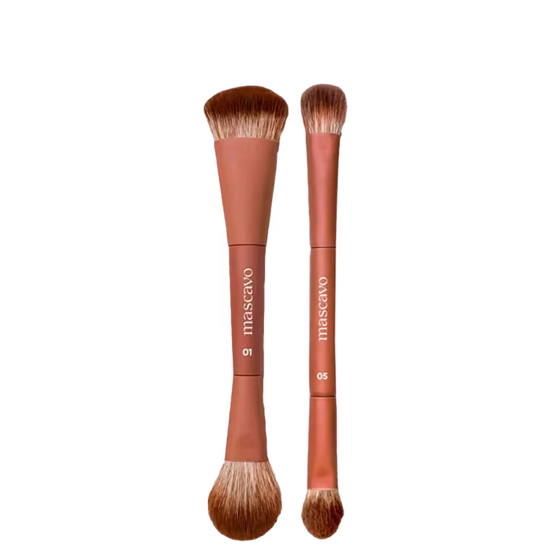 Kit Mascavo Pro Series Pincel de Maquiagem 01 + Pincel 05