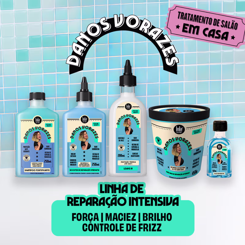 Kit Lola From Rio Danos Vorazes Trio Care (3 Produtos)