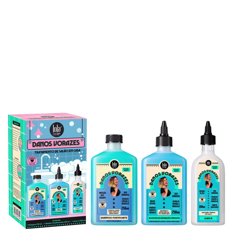 Kit Lola From Rio Danos Vorazes Trio Care (3 Produtos)