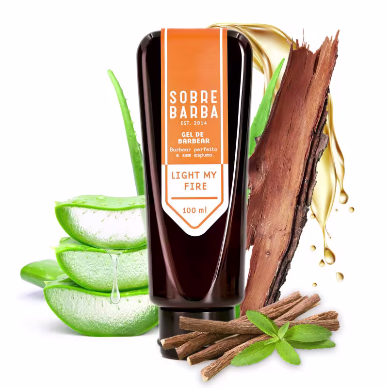 Sobrebarba Light My Fire - Gel de Barbear 100ml