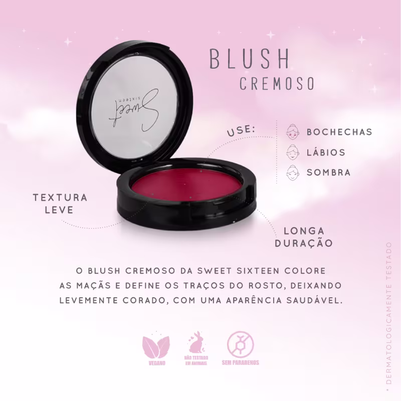 Kit Sweet Sixteen Trio Ideal Make Up (3 Produtos)
