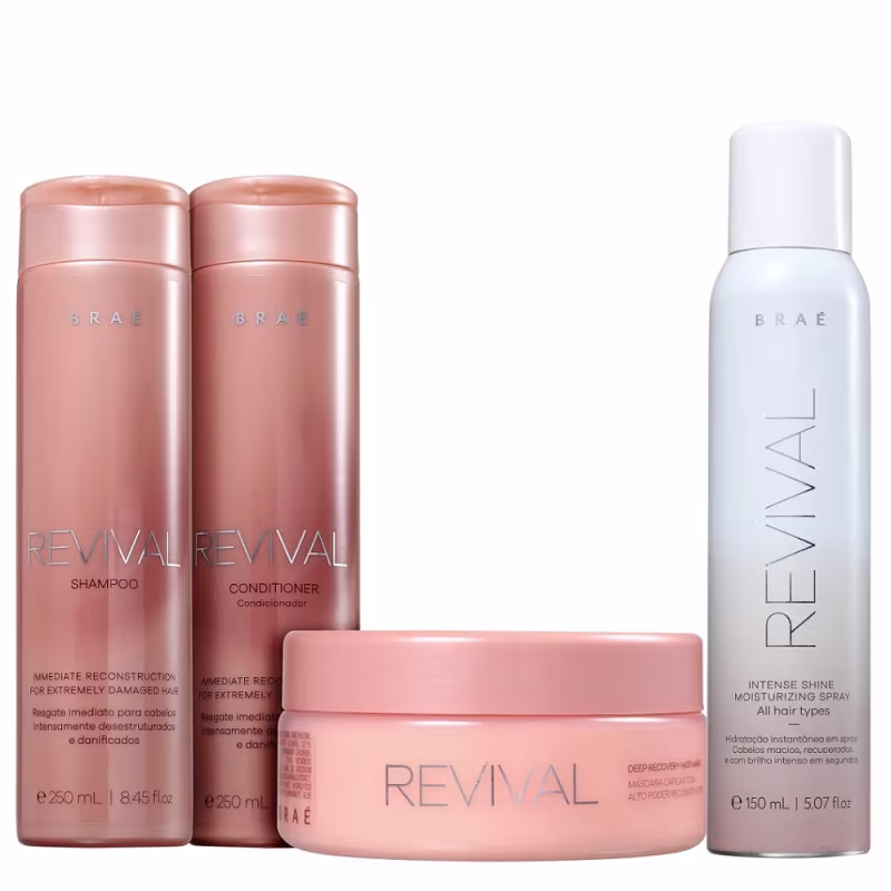 Kit Braé Revival Immediate Intense (4 Produtos)
