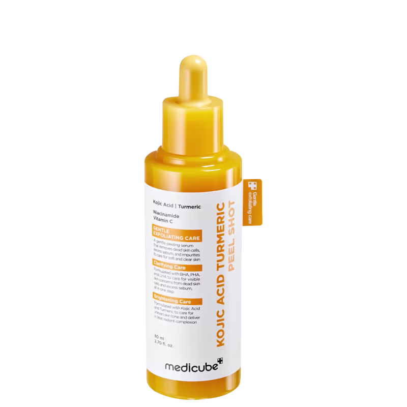 MEDICUBE Shot Peeling Iluminador de Ácido Kójico e Cúrcuma 80ml