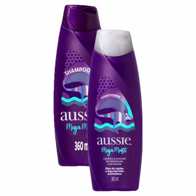 Kit Aussie Mega Moist (2 Produtos)