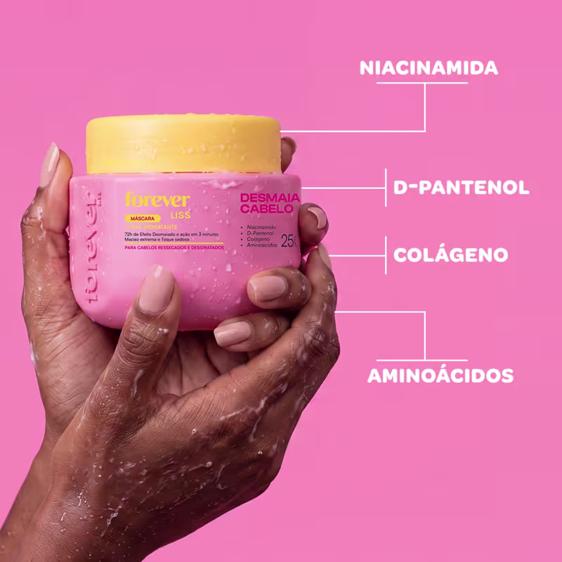 Forever Liss Desmaia Cabelo - Máscara Capilar 250g
