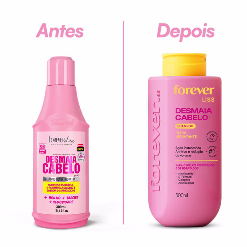 Forever Liss Desmaia Cabelo - Shampoo 500ml