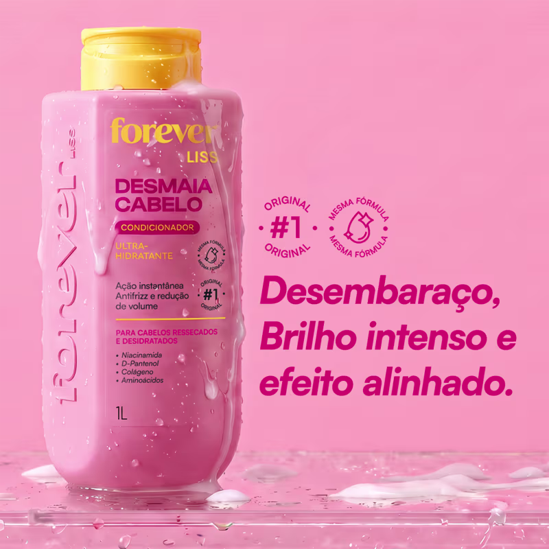 Forever Liss Desmaia Cabelo - Condicionador 1L