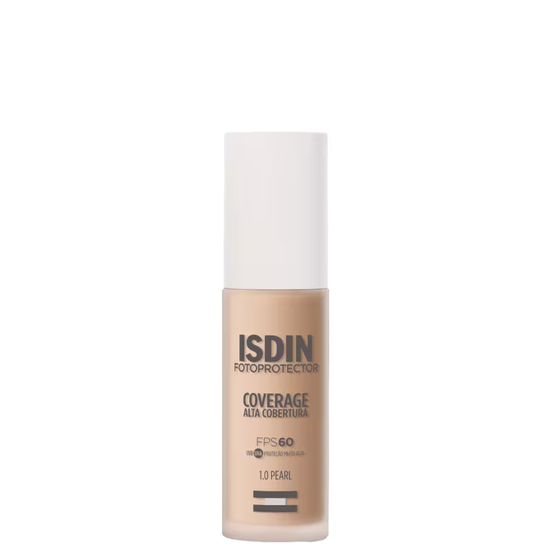 Base Isdin FotoProtector Coverage FPS60 1.0 Pearl Com 30g