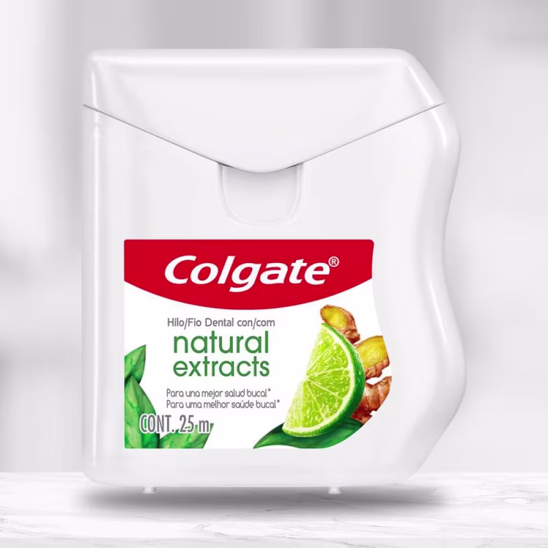 Fio Dental Colgate Natural Extracts Citrus & Gengibre 25m