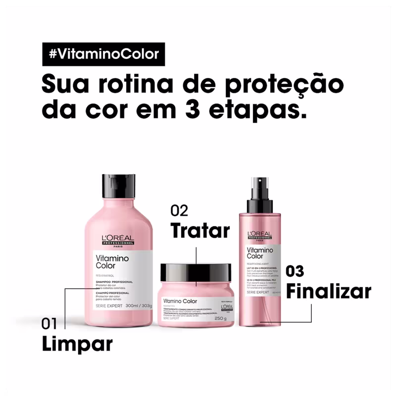 Kit L'Oréal Professionnel Vitamino Color Revesratrol Home Care Duo (2 Produtos)
