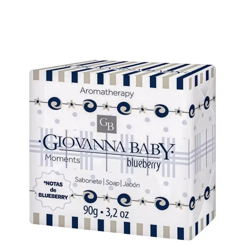 Giovanna Baby Moments Blueberry - Sabonete Vegetal em Barra 90g